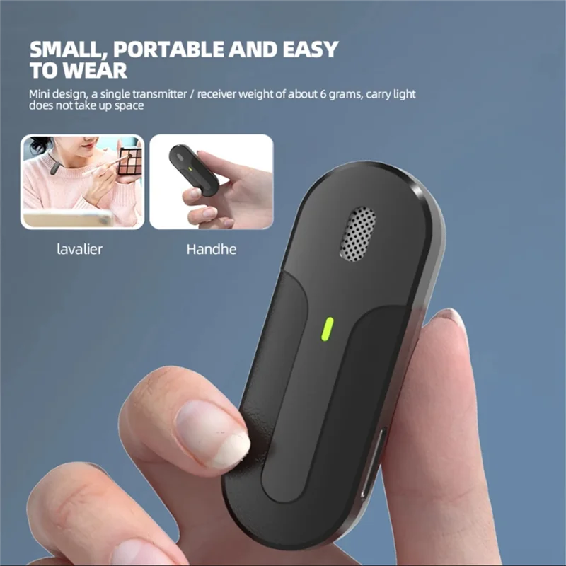 Mini microphone audio efficace à suppression de bruit M8 pour micro de jeu Android/Xiaomi/en direct