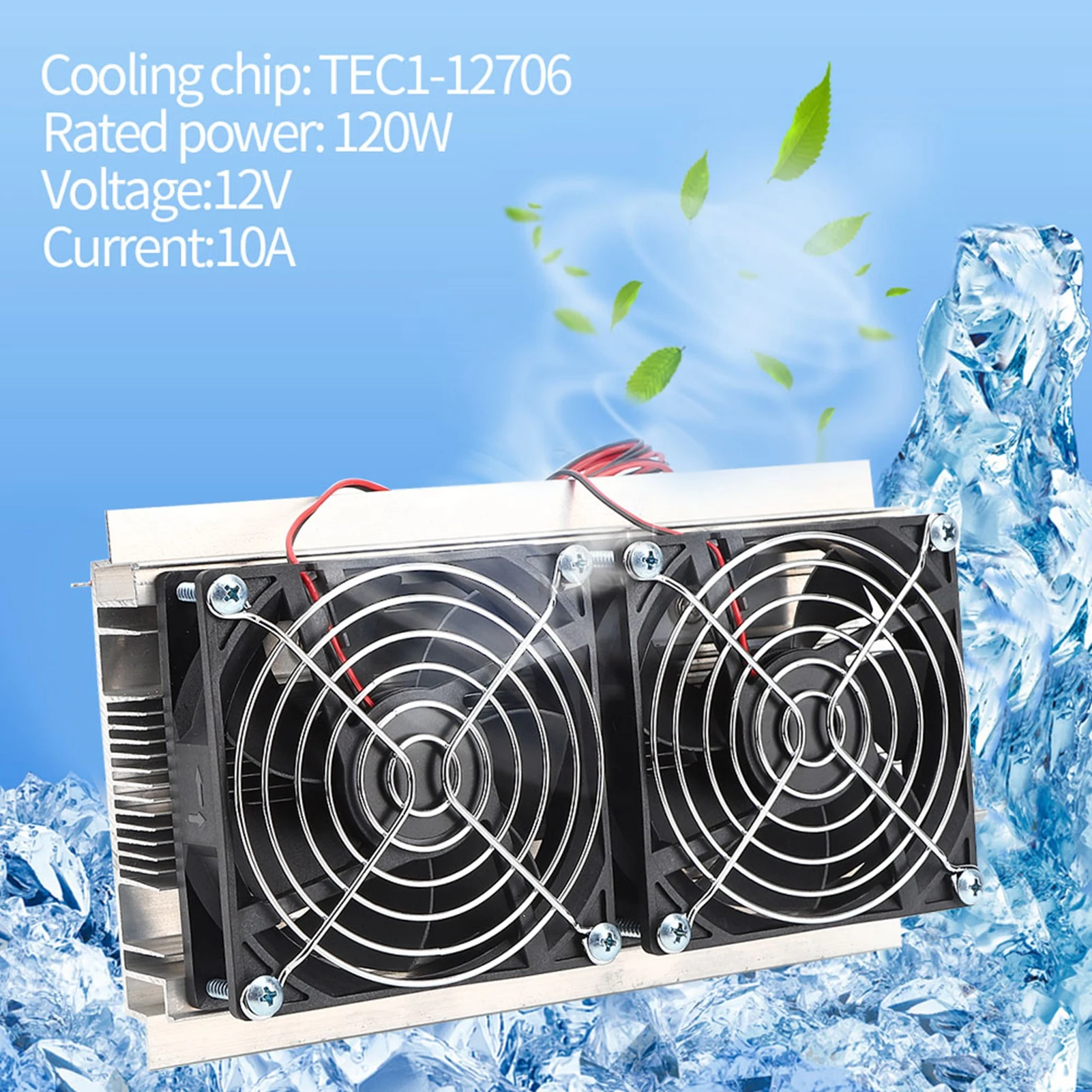 Dual core Semiconductor Refrigeration Thermoelectric Peltier Cooling System
