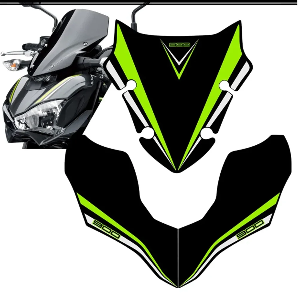 Motorcycle Front Fairing Fender Stickers Decals For Kawasaki Z 900 Z900