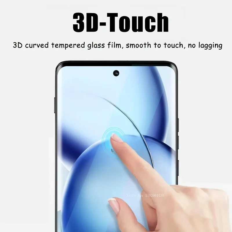 Защитная пленка для экрана Honor Magic 6 Pro закаленное стекло 9H 3D изогнутая защита от царапин Lite без Фото №2