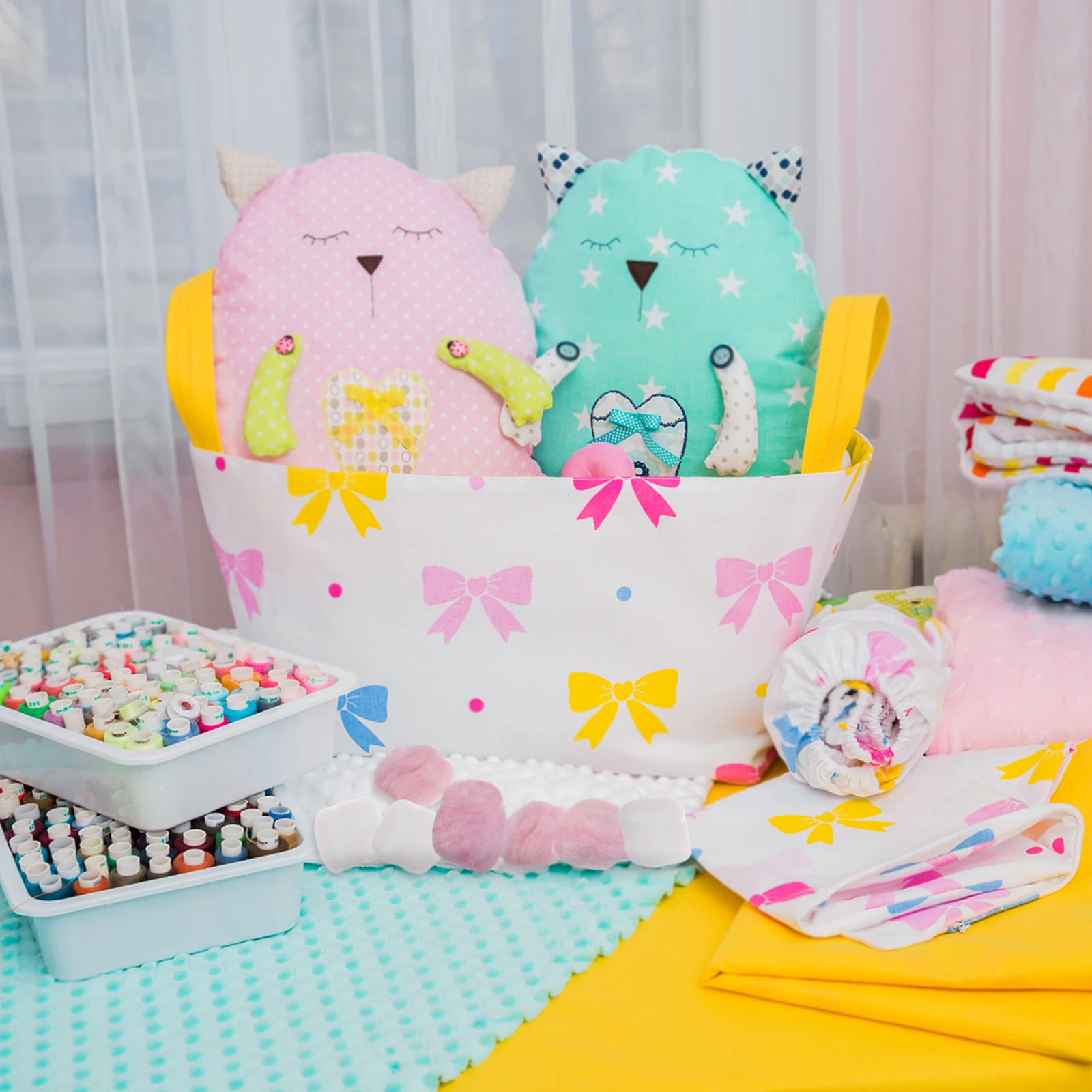 500 stks Mini Pom Poms Voor Ambachten Zacht Natuurlijk Katoen Decoratieve Pompoms Bulk Craft Supplies Voor School Kunstprojecten Thuis Diy