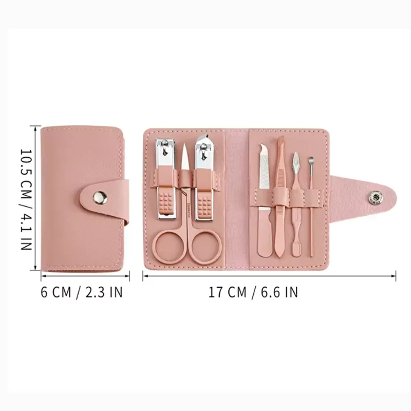 7-piece Nail Clipper Set Complete Set Of Household Nail Clippers Manicure And Beauty Tools Portable Nail Clipper Set