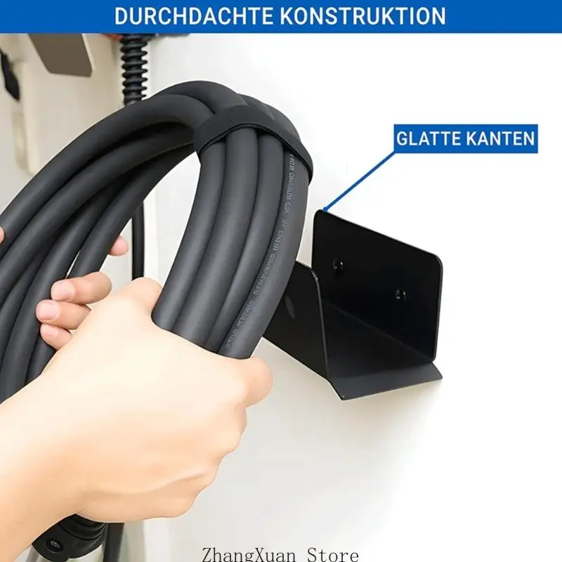 EV-Ladegerät-Halterung, Typ 2, Ladekabel-Halterung für Garagenwand-Kabelaufbewahrung, 3 x – Detail 7