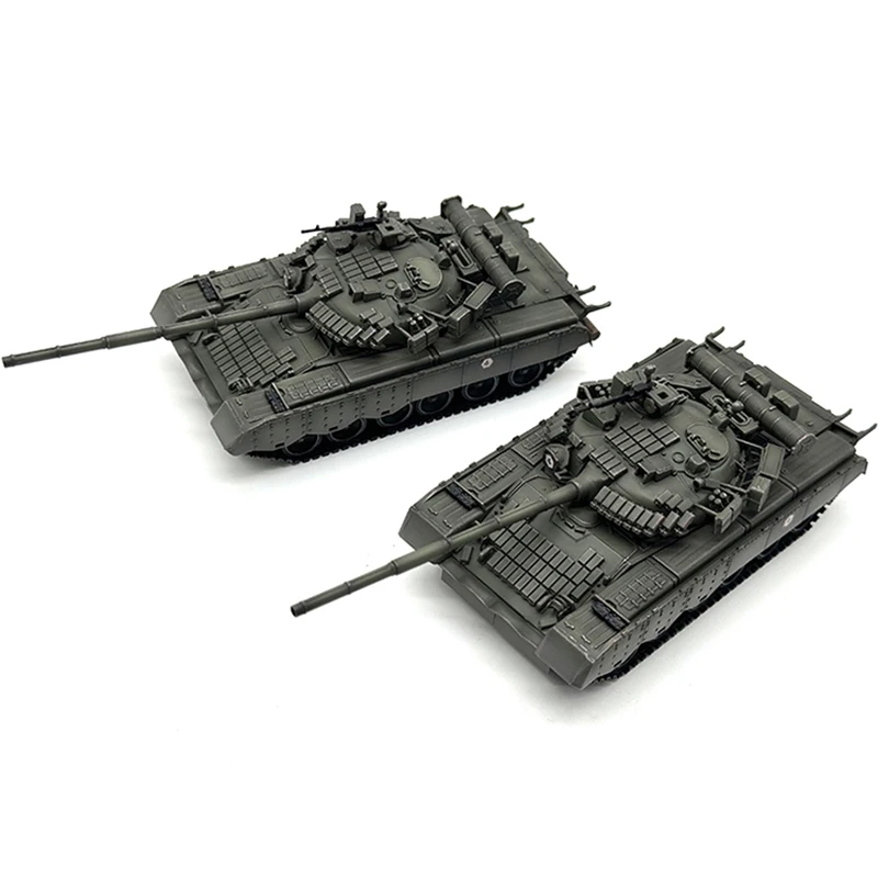 ARTISAN 1:72 Scale Plastics Russian T80 T-80BV Main Battle Tank Model Militarized Combat Track Type Classics Gifts Static Displa