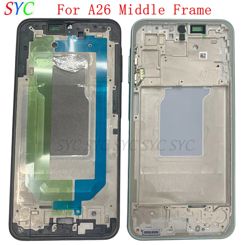 

Middle Frame Center Chassis Cover Housing For Samsung A26 Phone Metal LCD Frame Repair Parts