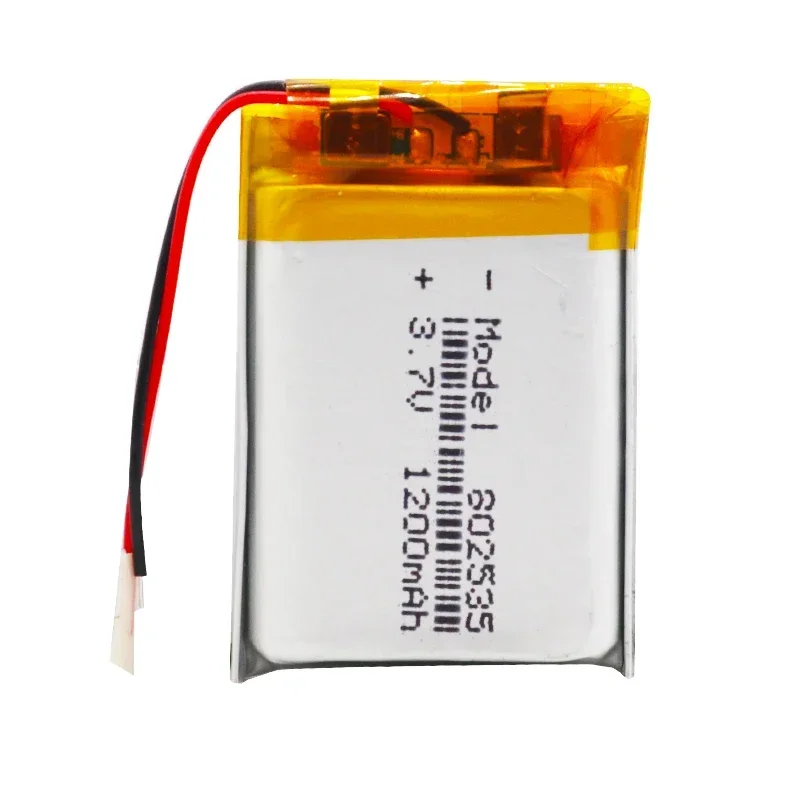 3.7V1200mAh Li-Po Battery 802535 Lipo Battery Lithium Polymer Li-Po Li Ion Rechargeable Lipo Cells For MP3 MP4 Bluetooth Speaker