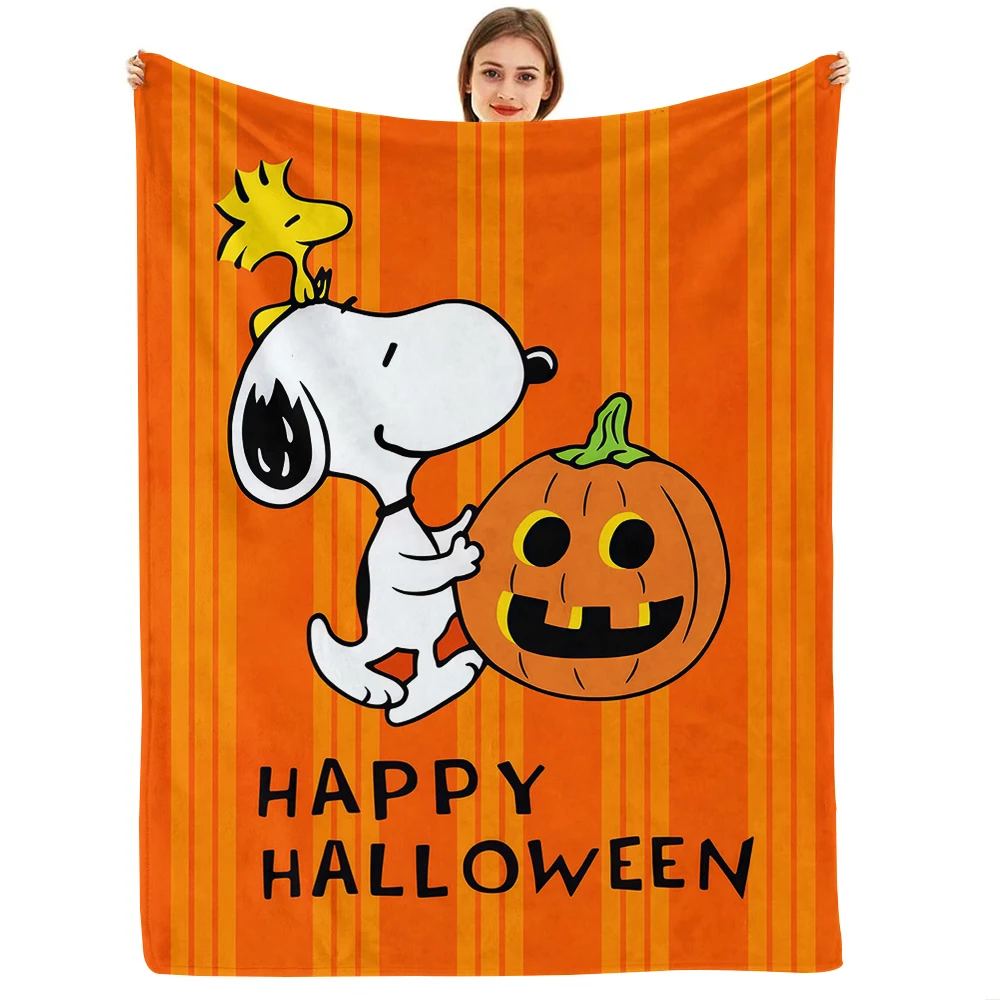 Halloween 2026 Neue Niedliche Snoopy Ultra Weiche Sherpa-Fleece-Decke Flauschige Warme Halloween-Kuscheldecke für Sofa Couch Geschenk Ganzjährig – Detail 5