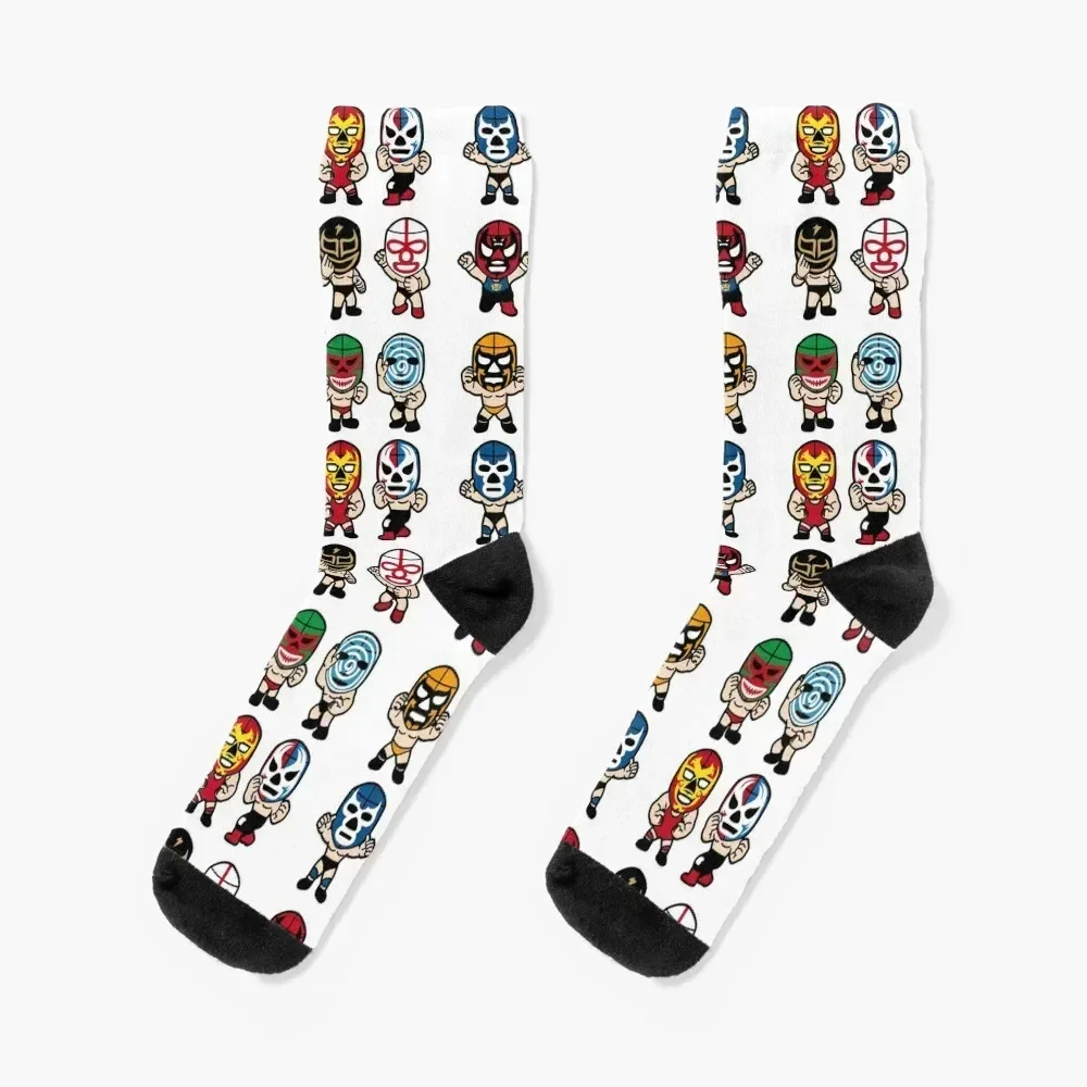 

LUCHADOR nueve Socks crazy Stockings man Novelties Socks Women Men's