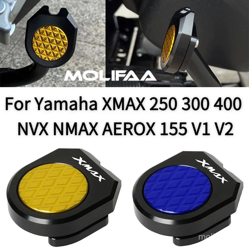 

Увеличенная подставка для мотоцикла для Yamaha XMAX 250 300 400 NVX NMAX AEROX 155, удлинитель подставки для ног, аксессуары