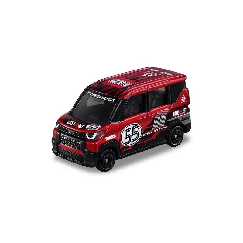 

TAKARA TOMY/Takara Domeka Die Casting Alloy Car 55th Anniversary Mitsubishi Red Van Simulation Model Children's Christmas Gift