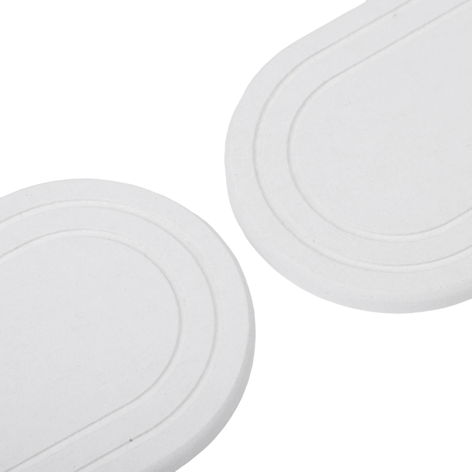 2PCS Natural Diatom Mud Sink Tray Quick Dry Stripe Design Non Slip Footpads For Faucet Mat Bathroom Kitchen Drain Drying Tool