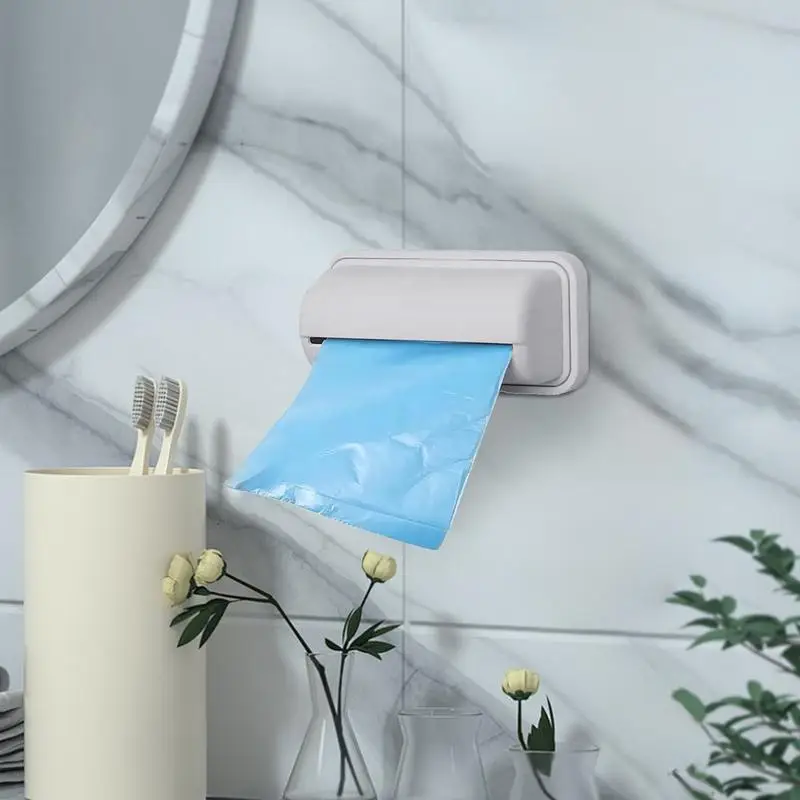 Trash Bags Holder Dispenser Small Bin Liner Kit Dispenser Wall Garbage Bag Dispenser Container Box Bag Holder For Kitchen