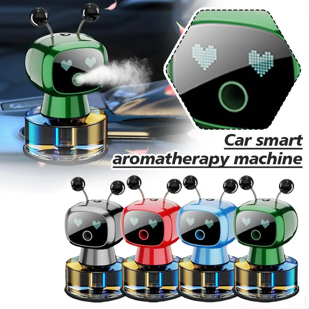 

Smart Rechargeable Car Air Freshener,Automatic Aromatherapy Sensing,Car Decor Design,Auto-Spray&Ignition Diffuser Robotic W Q4P2