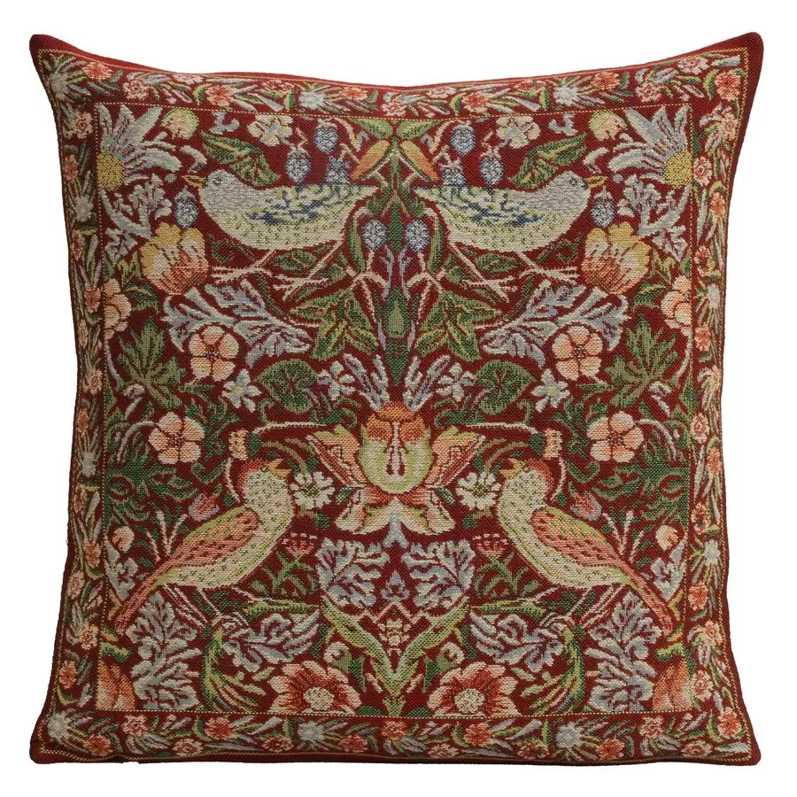 

Home Furnishings Throw Pillow Covers 16x16 in Red Strawberry Decorative Couch Pillow Covers Boho European Tapestry Cushion Cases