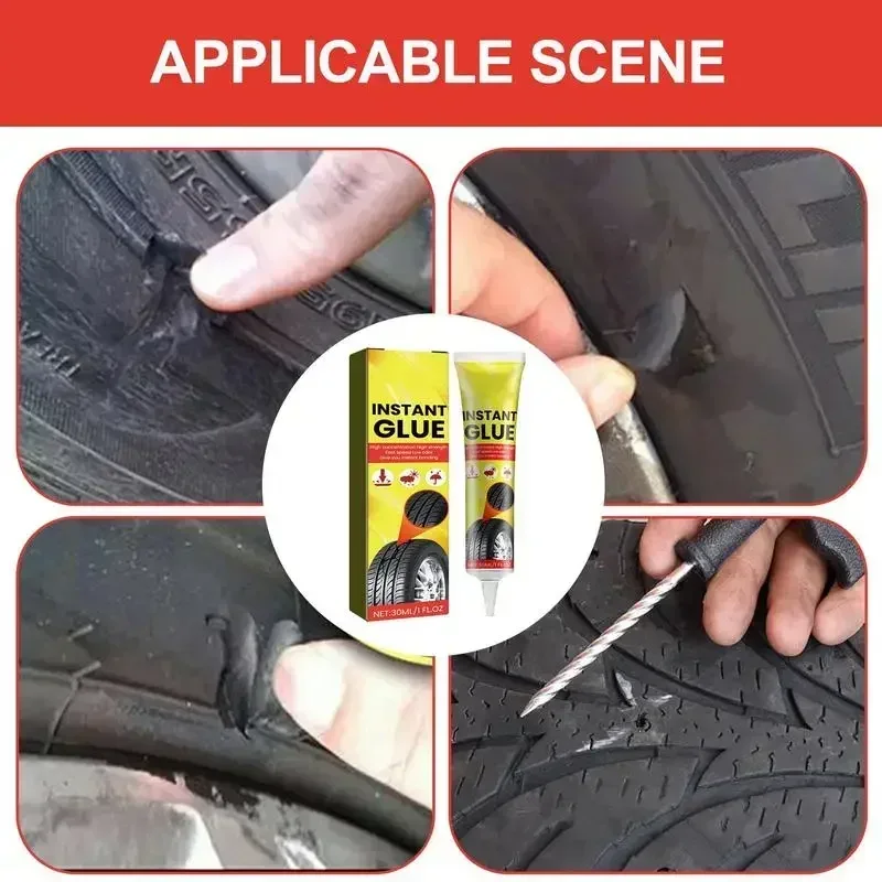 ire Repair Glue Strong Liquid Wheel Puncture Paste Wear Resistant Instant Bond  Repair Glues For Automobile vehicles