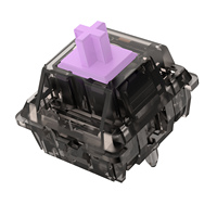 DUROCK L4 Linear Switches Creamy Purple Switch V2 Line Keyboard Switches 67g Gold Plated Springs Mechanical Keyboard Switches