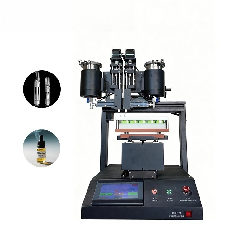 

Double-head automatic oil filling machine, high-precision e-liquid filling machine