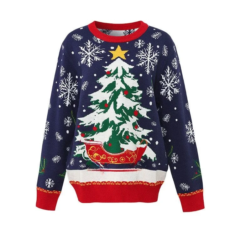 

Thiened Long Sve вязаный свитер для пар Cisas осень-зима трансграничный уродливый свитер Cisas Cisas