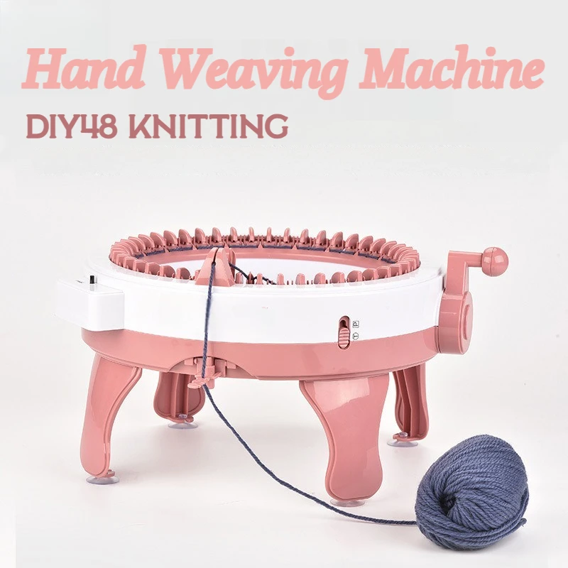 

Knitting Machine Kit 48needle Manual Knitting Loom Machine Smart DIY Sweater Scarves Hat Glove