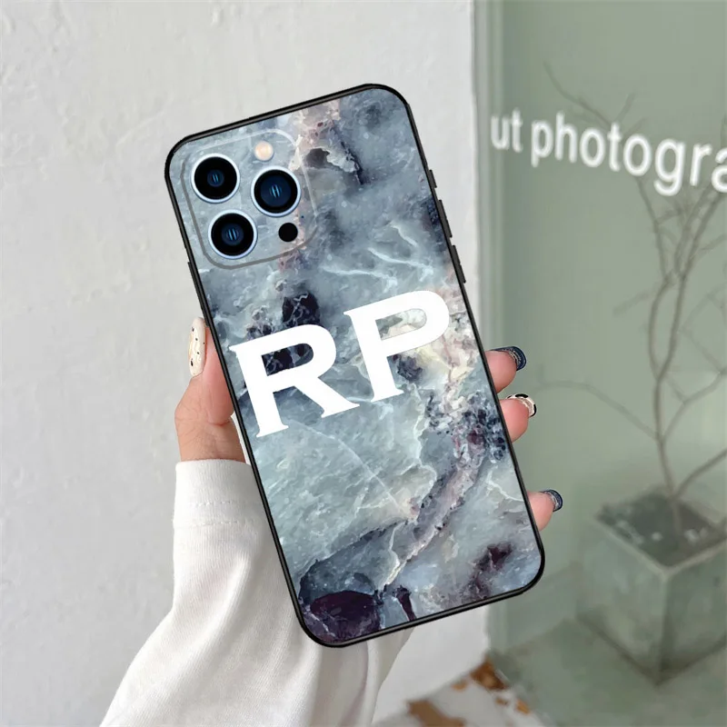 حافظة أولية مخصصة من الرخام لهاتف آيفون 16 15 14 برو ماكس 11 برو ماكس 12 13 ميني X XR XS ماكس بلس