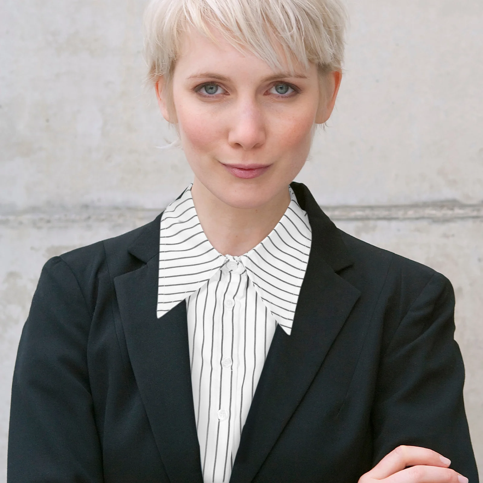 

Fake Collar For Women White Black Striped Removable Shirt Collar Office Daily Wear Stylish Comfortable Multiscene Fashion