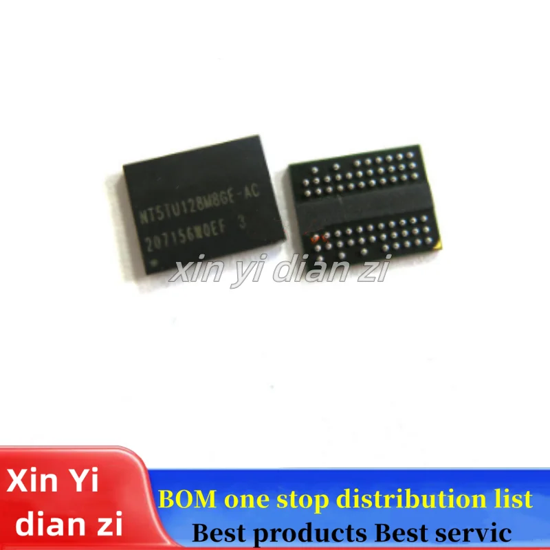 

1pcs/lot NT5TU128M8GE-AC NT5TU128 BGA ic chips in stock