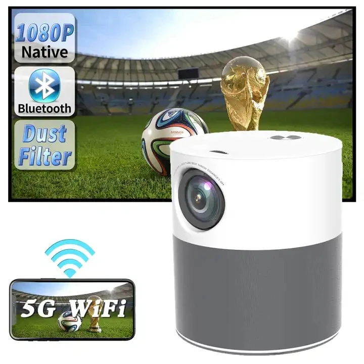 Salange P40 5000 люмен видеопроектор для мобильного телефона Full HD 1080P портативный Wi-Fi проектор 4K кинопроектор