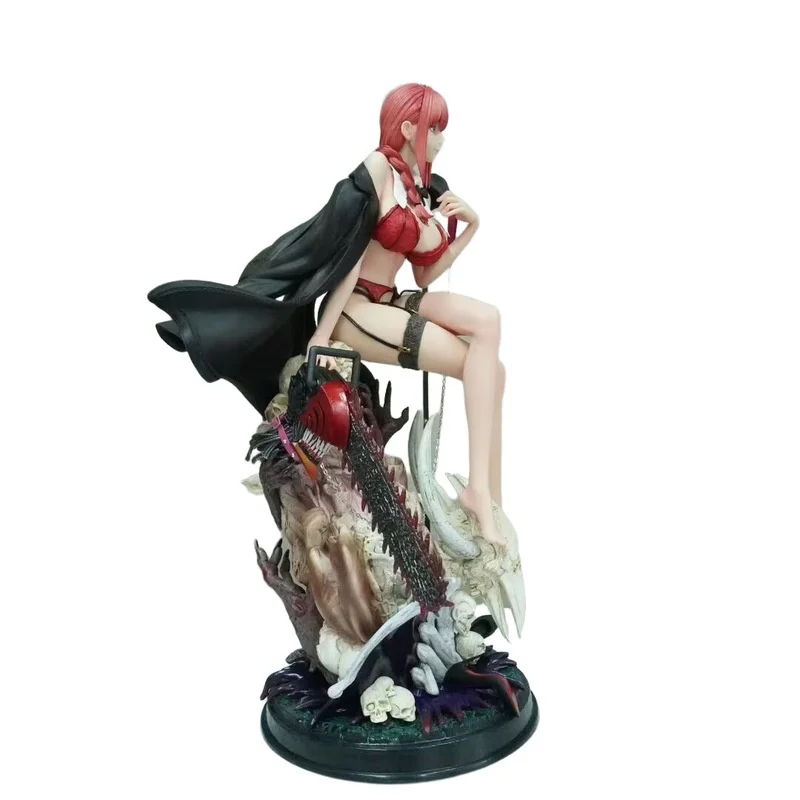 

Человек с бензопилой Makima Control Devil GK Статуя HHS Фигурка из смолы Аниме Коллекционная модель со сменными деталями Красивая девушка в подарок