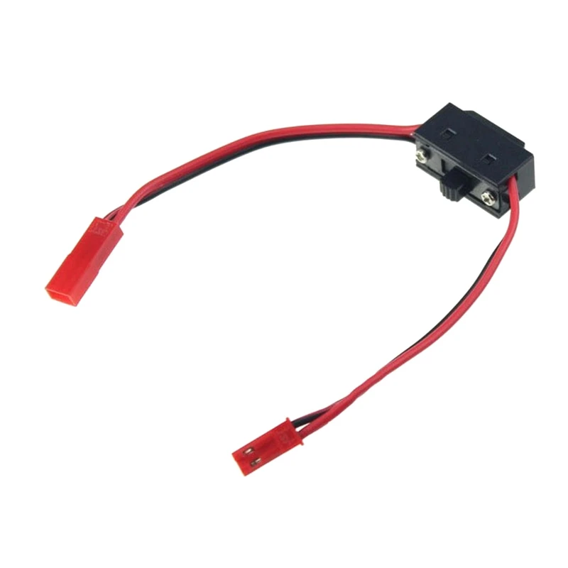 Receptor de interruptor de encendido y apagado, conector JST de 2 piezas para HSP RC 1/10 1/8, coche todoterreno, vehículo multirotor, avión