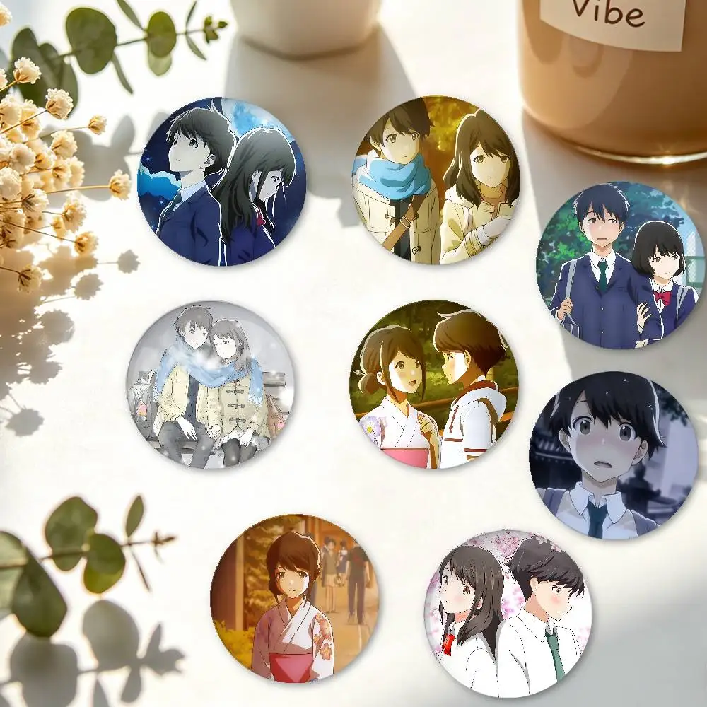 Tsuki Ga Kirei Minimalist Exquisite Tinplate Brooches: Sleek Badge Lapel Pins For Bag Accessories, Practical Souvenir Gifts