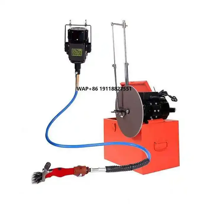 

Agricultural Hair Shearing Sheep Wool Cutting With Shaving Blade and Flexible Shaft Tube Horse Hair Clipper Sharpening Machine