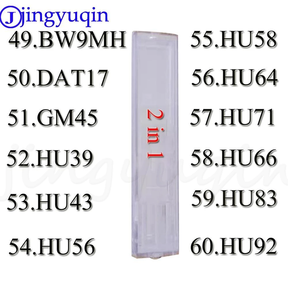 

jingyuqin 49-60 LiShi 2 in 1 BW9MH DAT17 GM45 HU39 HU43 HU56 HU58 HU64 HU71 HU66 HU83 HU92 Locksmith Tools For All Types