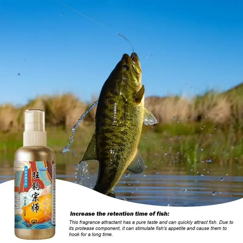 100ml Fishing Scent Bass Attractant Fish Bait Scent Fishing Attractant Natural Bait Scent Enhancer For Freshwater Anglers image 4