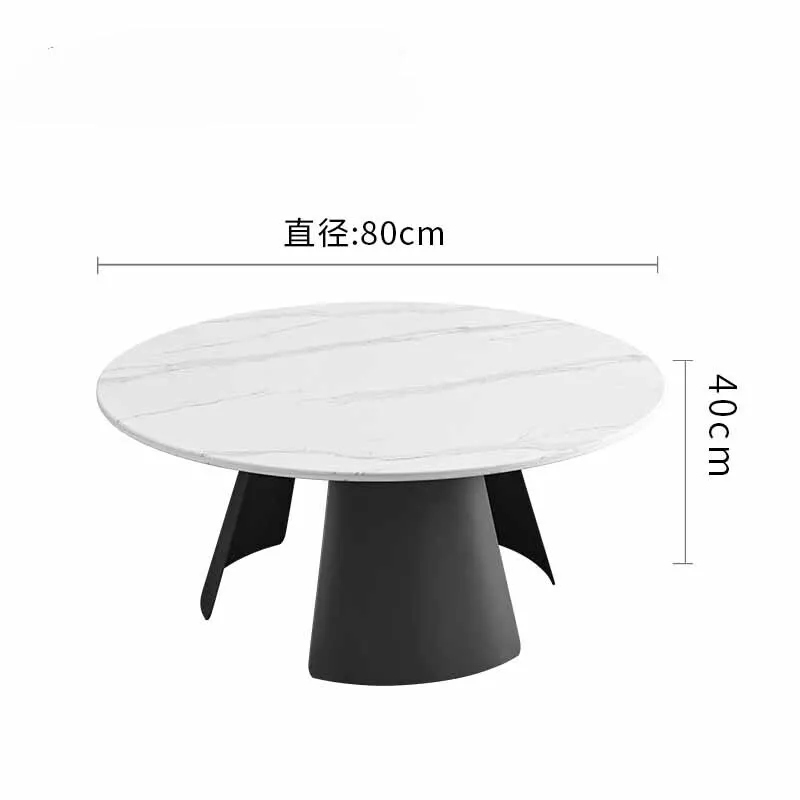 Sedentary Books Writing Table Black Round Minimalist Bedroom Table Laptop Entrance Meuble Salon Rangement Home Furniture