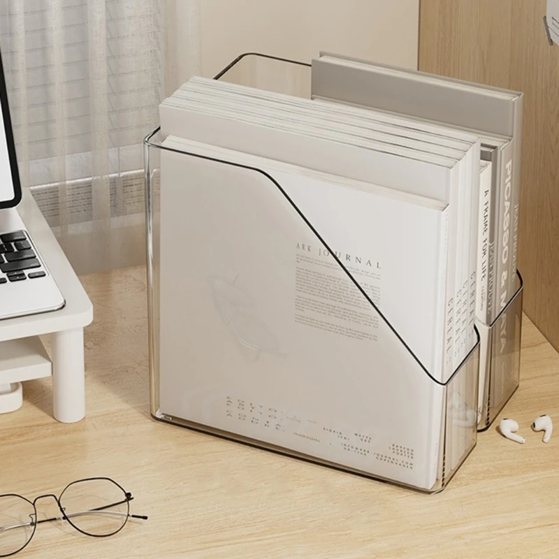 Magazine Rack Desk Folder Document Storage for Home Office School