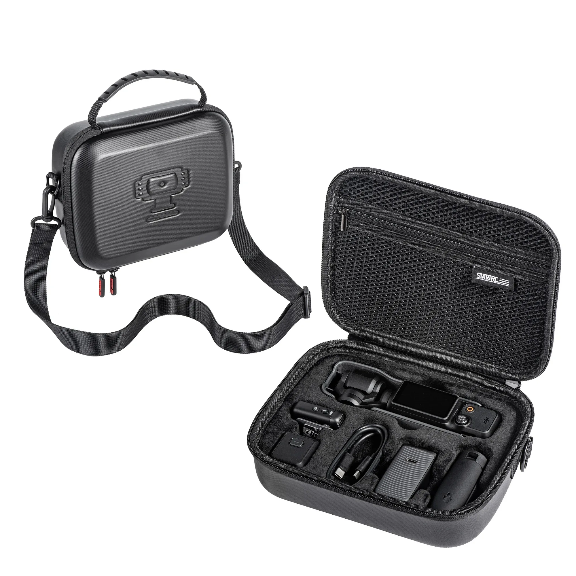 

STARTRC PU Waterproof Carrying Case for DJI Pocket 3 Storage Bag Travel Shoulder Bag for Osmo Pocket 2 Sport Camera Accessories