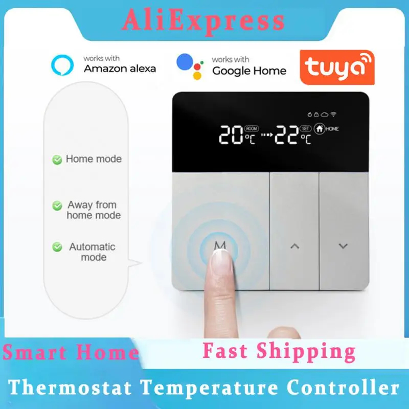 

Tuya Smart Home WiFi Thermostat Temperature Controller Heating Control System Hogar Inteligente Security Protection Via Alexa Go