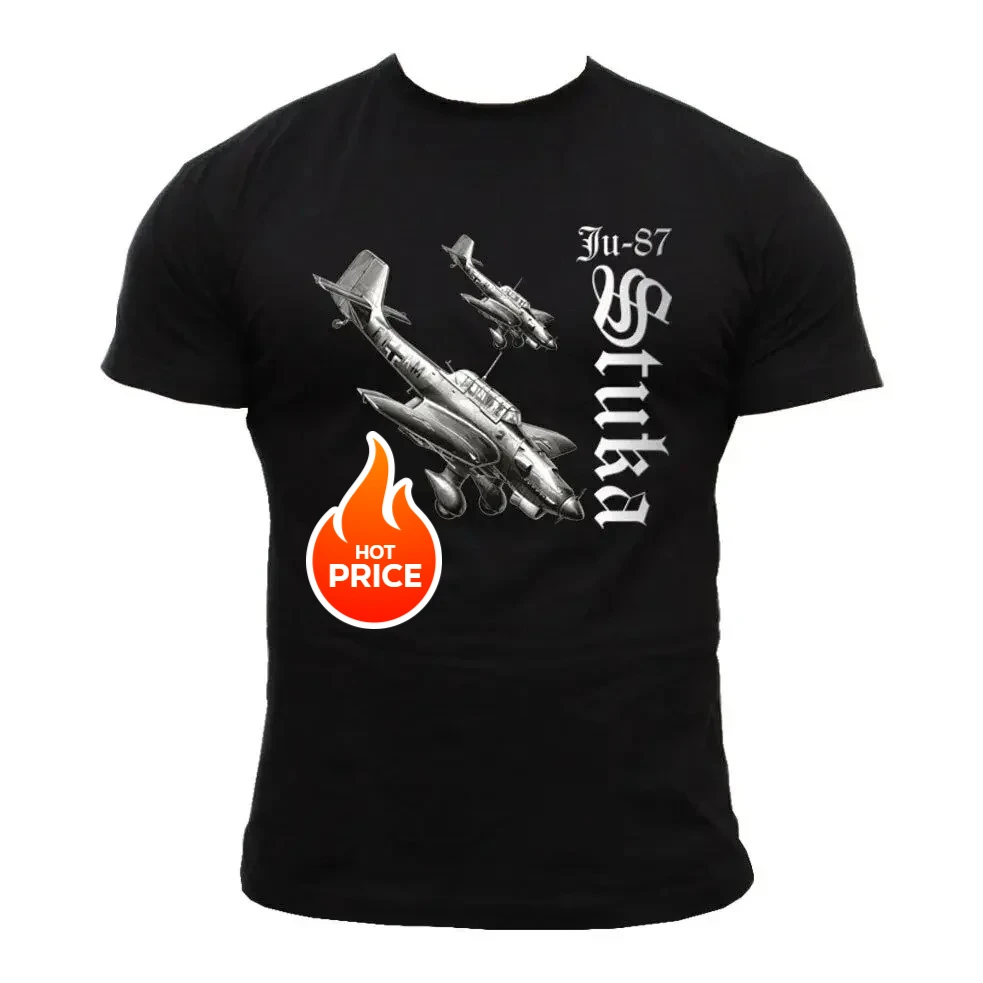 

WW2 Germany, France and The United States Famous Fighter Planes T-Shirt Cotton O-Neck Short Sleeve Men's T Shirt New Size S-3XL