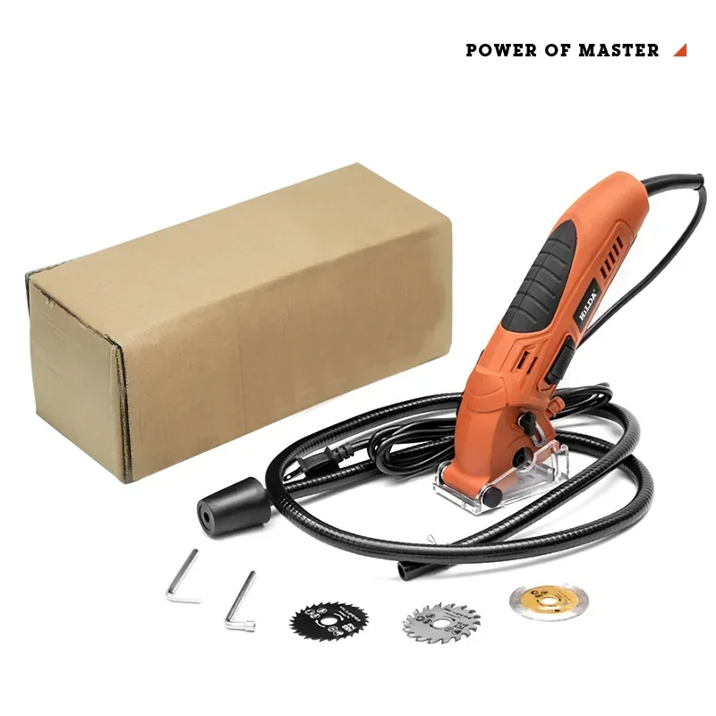 

Электрическая циркулярная пила TAO 650W 4100 об/мин с 3 пильными дисками и адаптером для пылесоса, для резки дерева и металла