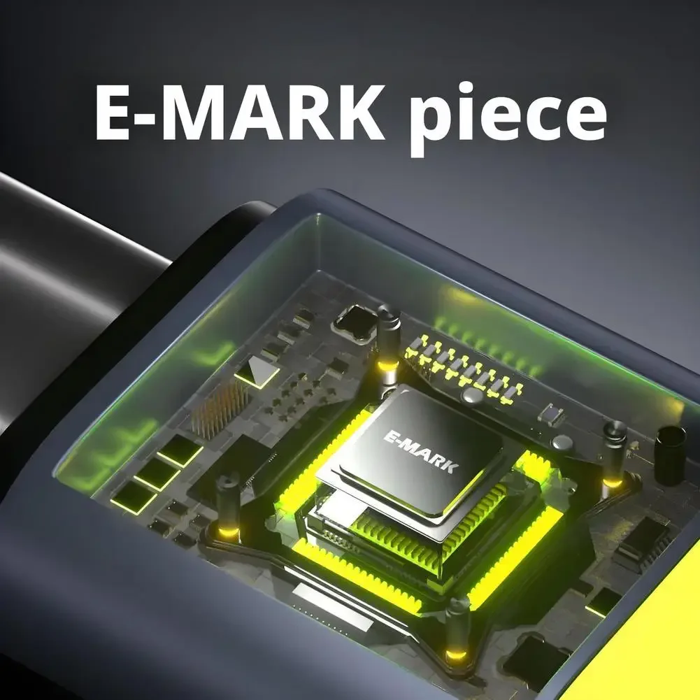 2026 جديد 240 واط USB C كابل مزدوج نوع C إلى C الحبل مع شاشة رقمية مراقبة الوقت 480Mbps عالية السرعة نقل البيانات شاحن سريع #4