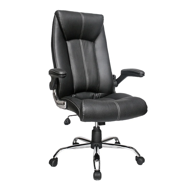 

Executive Modern Office Chair with High Backrest Ergonomic Synthetic Leather