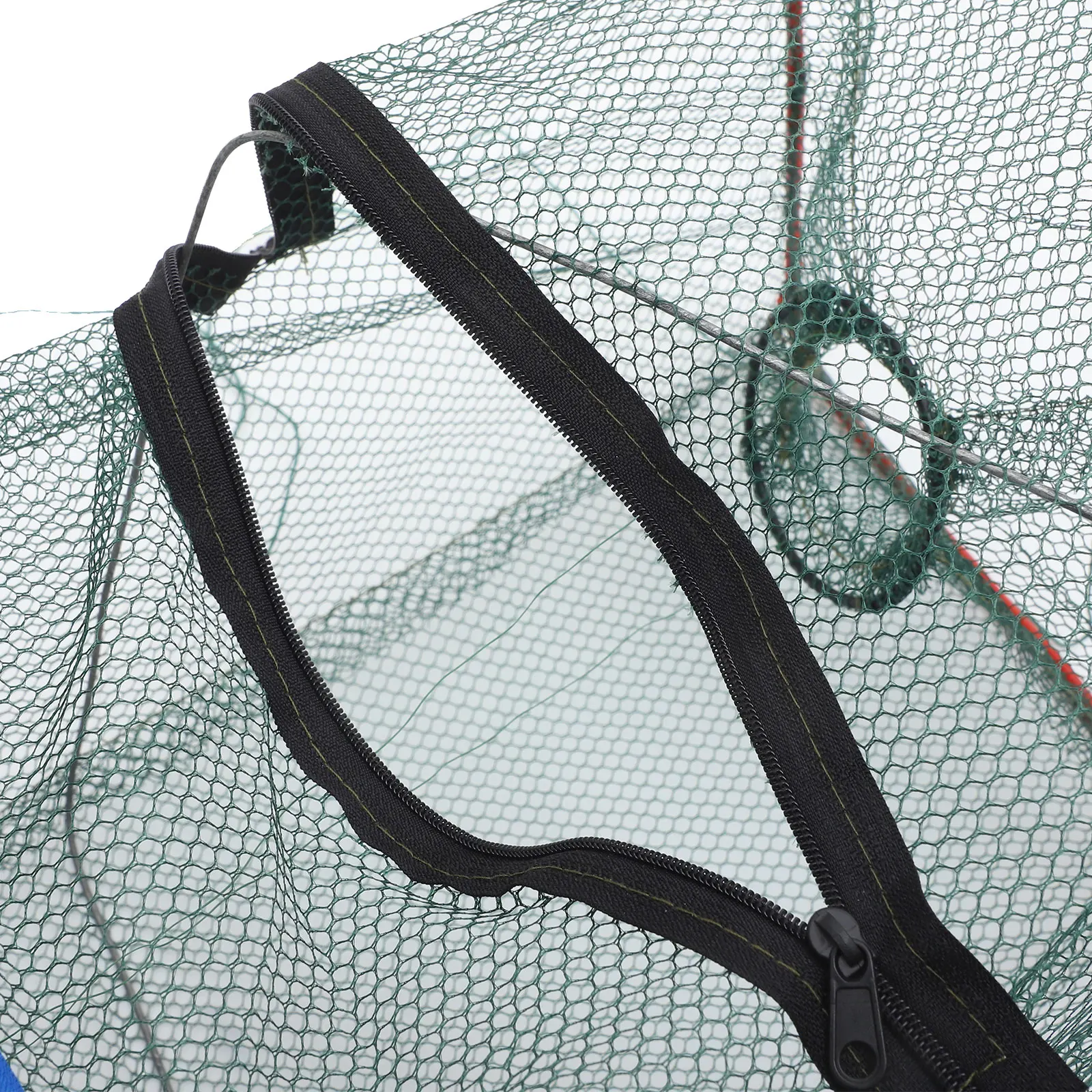 

Large Aquatic Mesh Trap Foldable Cast Nets for Fishing Grey Nylon Minnow Casting Baby