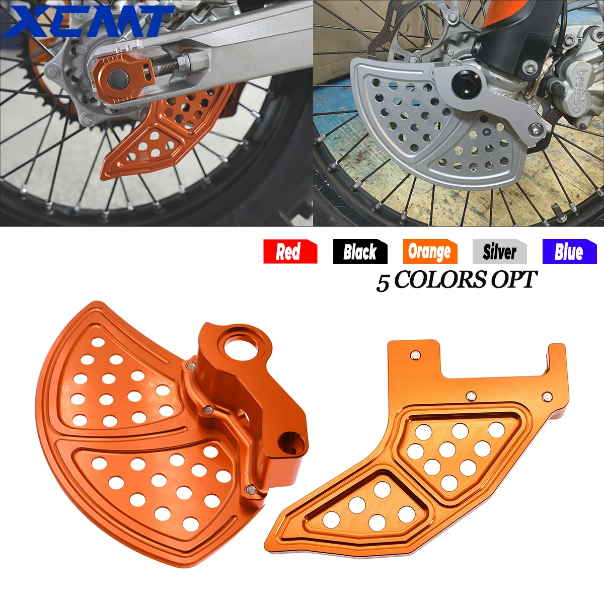 

Front Rear Brake Disc Guard Protector For KTM TPi EXC 300 2016-2023 EXC 250 SX 125 EXCF 350 450 500 SXF 450 XC XCF XCW SIX DAYS