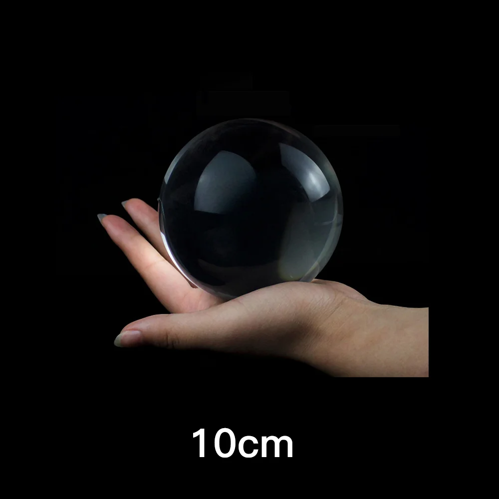 7cm/9cm/10cm Juggling Crystal Ball Acrylic Material 100% Transparency Professional Manipulation Accessories