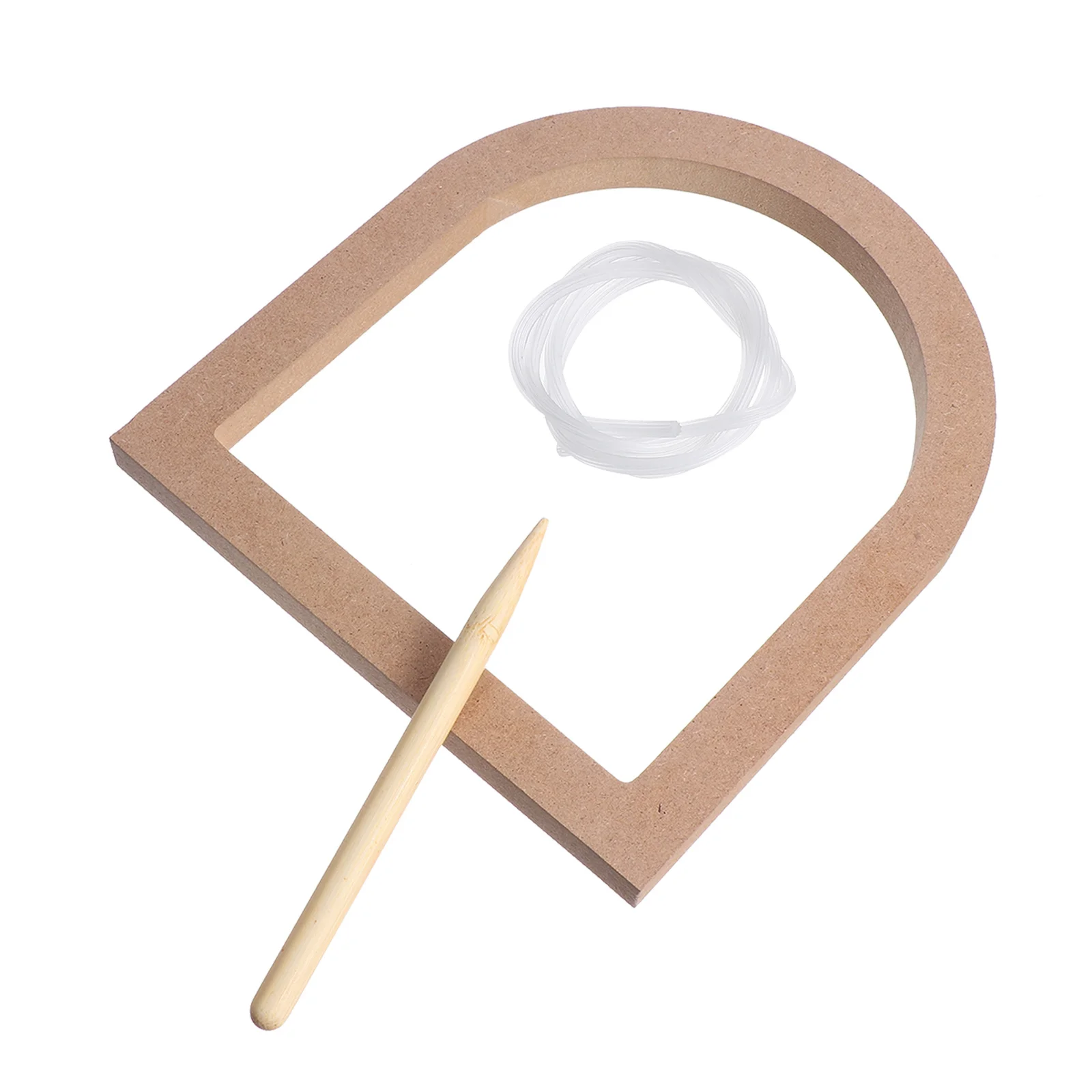 

1Set Wooden Embroidery Frame Cross Stitch Hoop for Handicraft Display Stand Sewing Decoration Craft Kit Children Learning