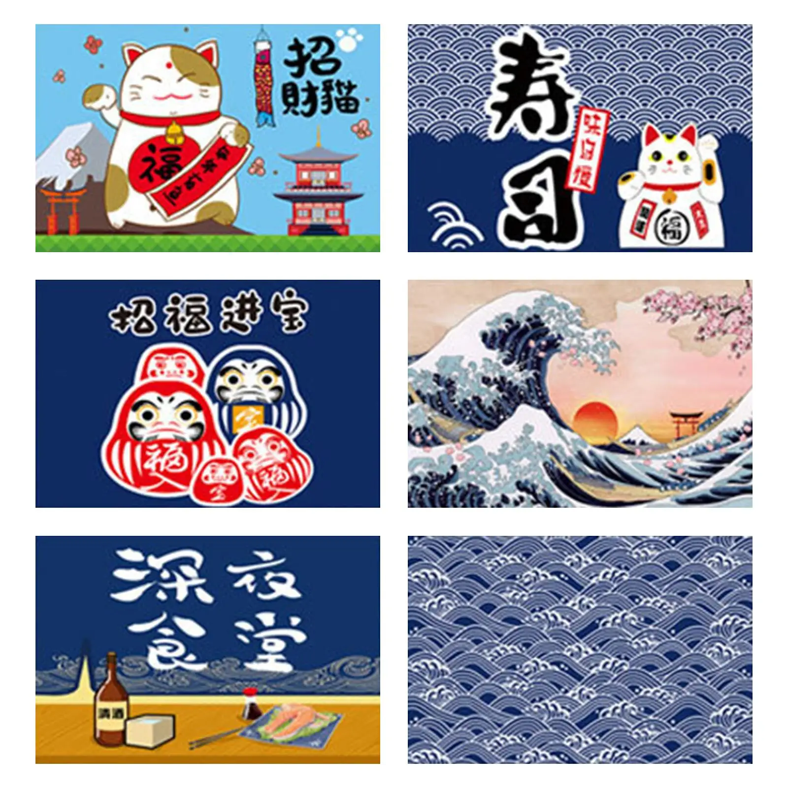 Carp Japanese Wind Pipe Flag Decorative Creative Ornament Hanging Decorations for Sushi Bar Restaurant Fitments