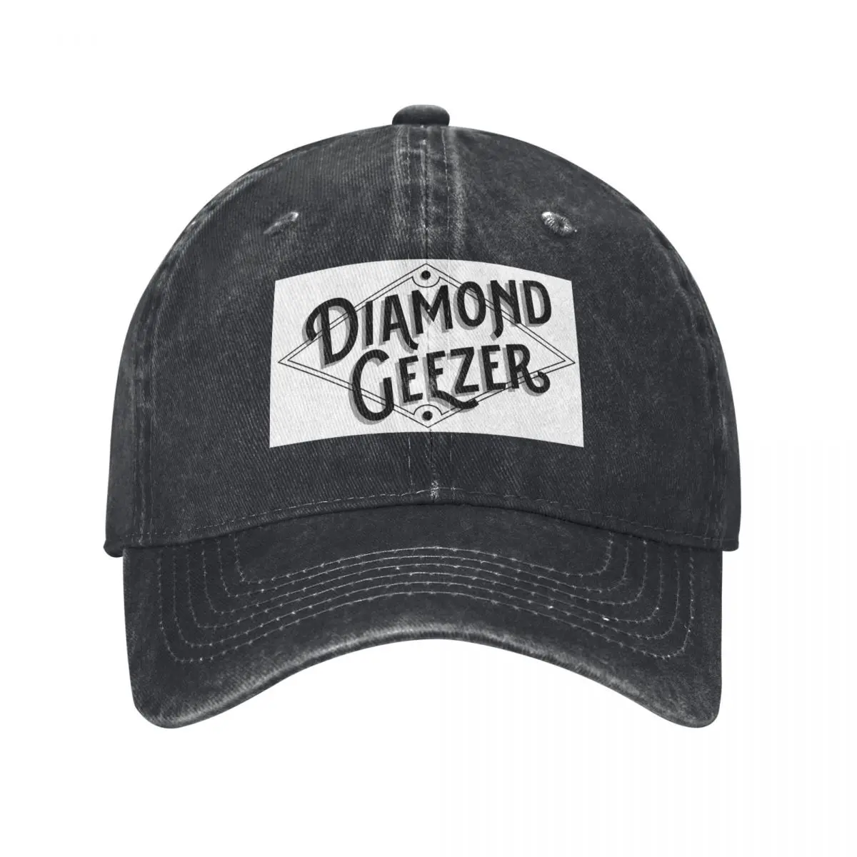 Diamond Geezer Baseball Cap Rave Bobble Hat Hat Luxury Brand Men Golf Wear Women's