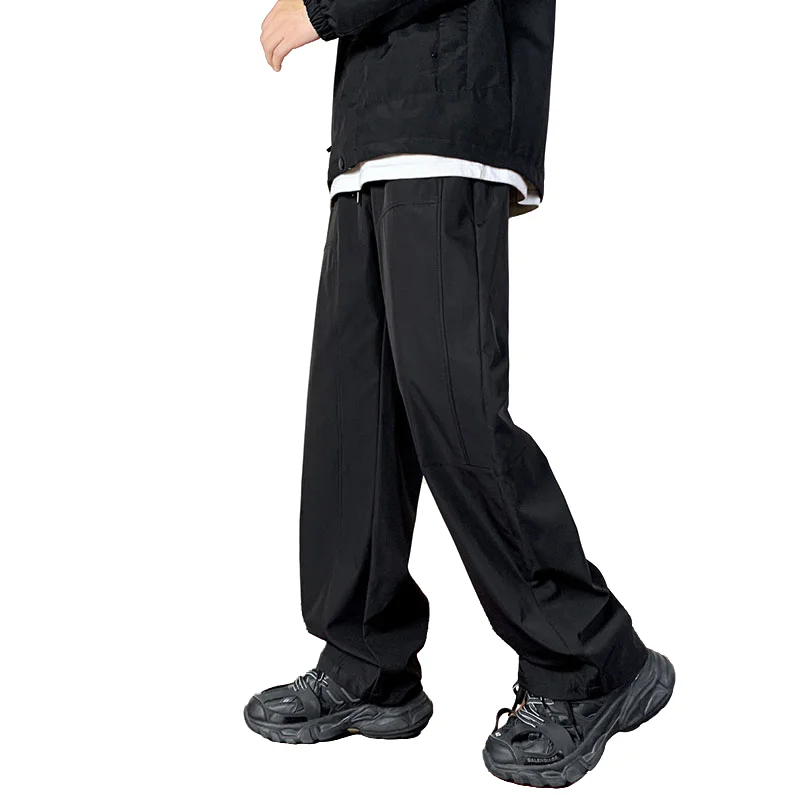 

Мужские модные походные брюки: универсальные свободные ветрозащитные штаны для активного отдыха и повседневной носки в минималистичном стиле