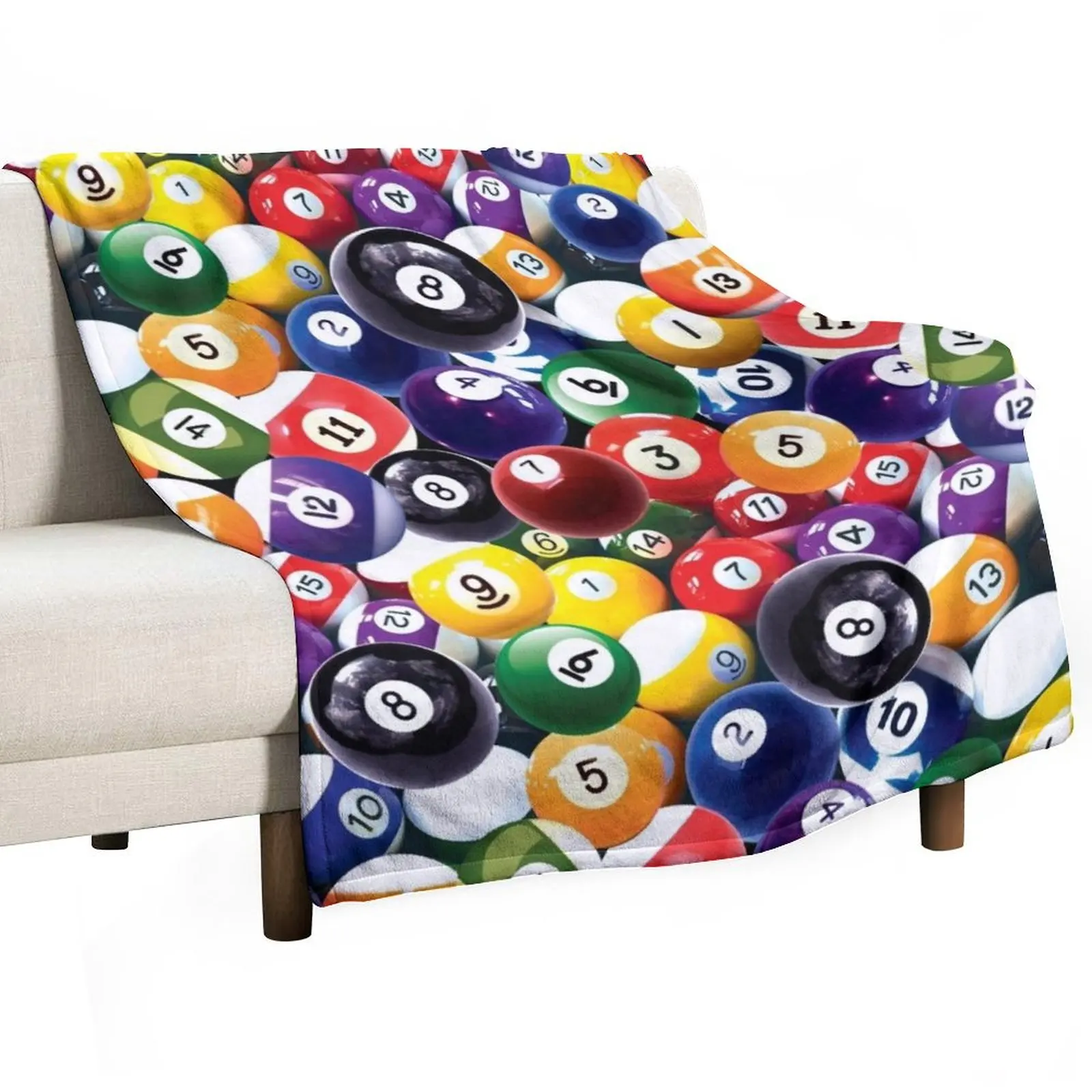 billiards, pocket billiards, carom, ball, colorful Throw Blanket Luxury St heavy to sleep for sofa Multi-Purpose Blankets