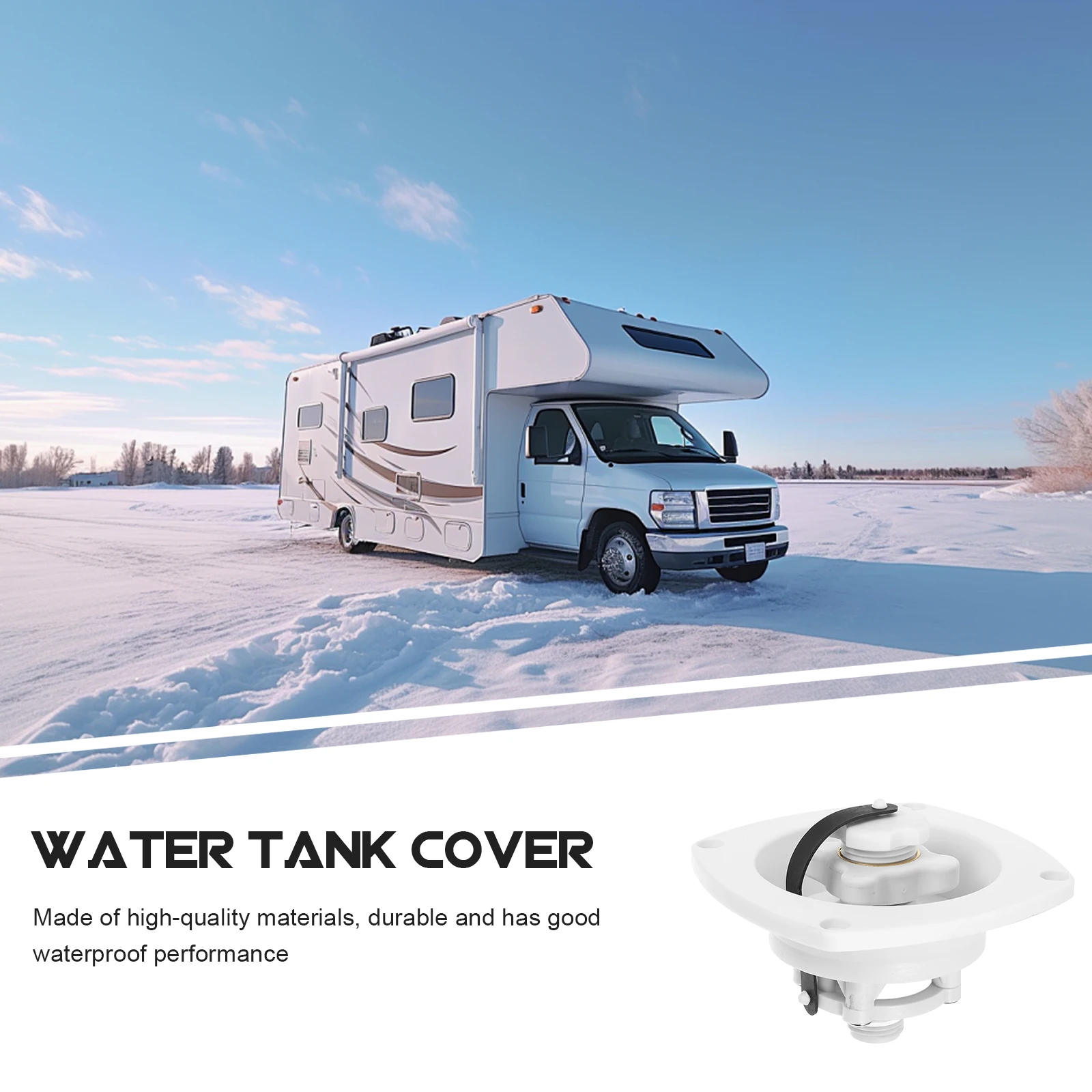 

RV Water Rotating Cover PP Material Camping Supplies Tank Mouth Rv Accessory Parts Accessories Replacement Valve
